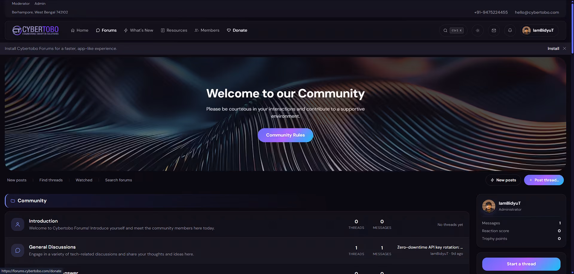 Forum Community Platform, India